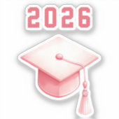 Sticker Casquette rose 2025 (Recto)