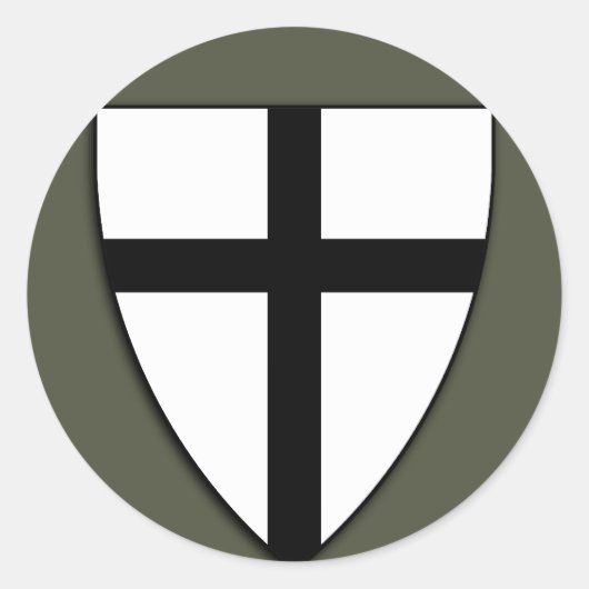 Sticker Casquette Scope, Bouclier Teutonique Knigh (Devant)