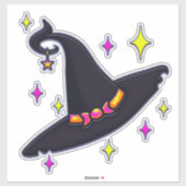 Sticker Casquette sorcier (Feuille)