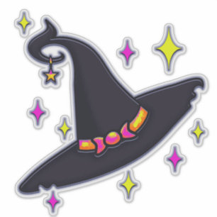 Sticker Casquette sorcier