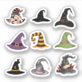 Sticker Casquette sorcière (Devant)