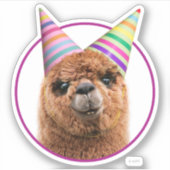 Sticker Casquettes du parti Alpaca (Devant)