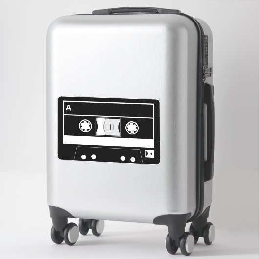 Sticker cassette audio (Sur valise)