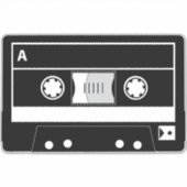 Sticker cassette audio (Devant)