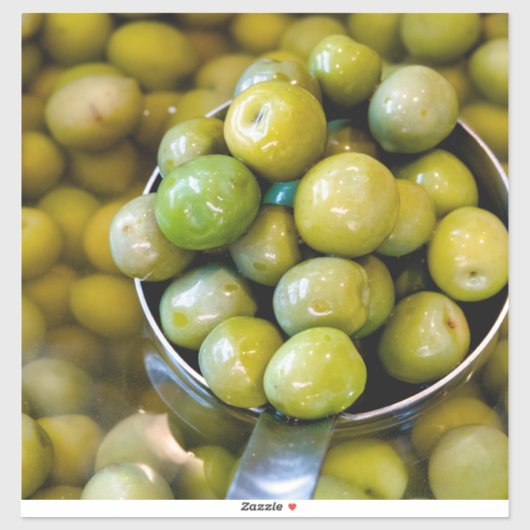 Sticker Castelvetrano Olives vertes douces (Feuille)