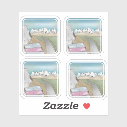 Sticker Castle hill bouldering Nouvelle-Zélande (Feuille)