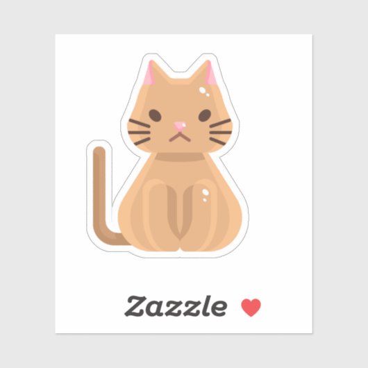 Sticker Cat (Feuille)