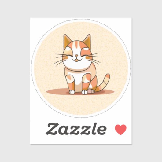 Sticker cat (Feuille)