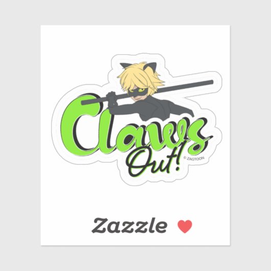 Sticker Cat Noir | Claws Out ! (Feuille)