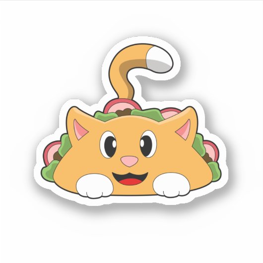 Sticker Cat Taco (Devant)