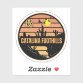 Sticker Catalina Foothills, Arizona (Feuille)