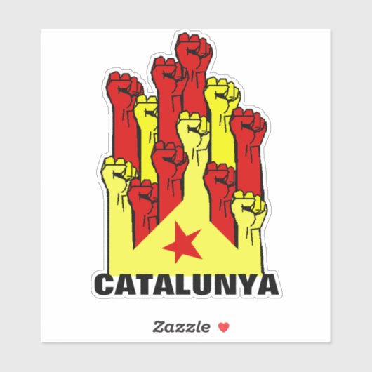 STICKER CATALUNYA (Feuille)
