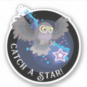 Sticker Catch a Star Owl (Devant)