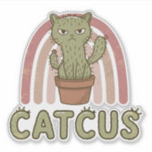 Sticker Catcus (Devant)