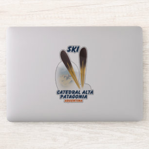 Sticker Catedral Alta Patagonia, Argentine poster ski