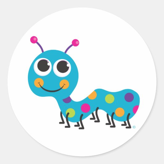 Sticker Caterpillar (Devant)