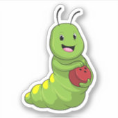 Sticker Caterpillar au Bowling avec Bowling ball (Devant)
