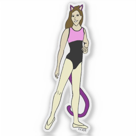 Sticker catgirl (Devant)