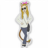 Sticker catgirl (Devant)