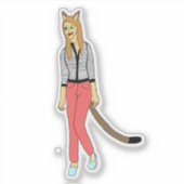 Sticker catgirl (Devant)