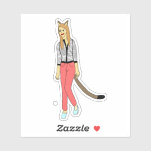 Sticker catgirl