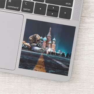 Sticker Cathédrale Saint-Basil et Hosico