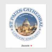 Sticker Cathédrale Saint-Paul (Feuille)
