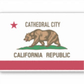 Sticker Cathédrale ville CA (Devant)