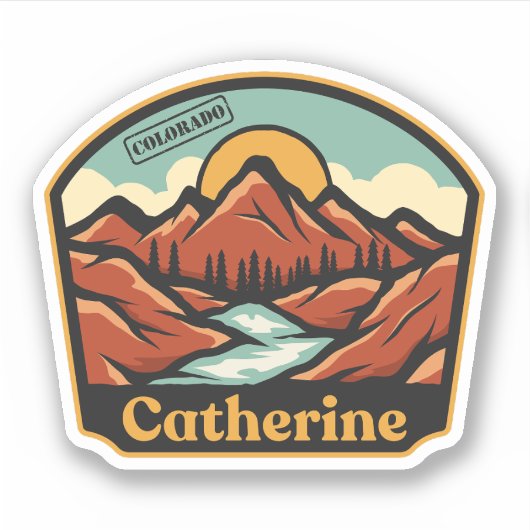 Sticker Catherine, Colorado (Devant)