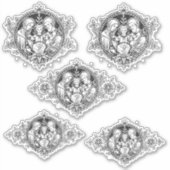 Sticker Catholique Sainte Famille Jésus Marie Joseph Relig (Devant)