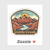 Sticker Cattle Creek, Colorado (Feuille)