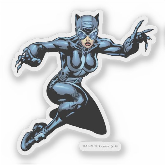 Sticker Catwoman avec des lois (Devant)