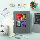Sticker Cauchemars de conception - parodie d'affiches de f (Couverture iPad)