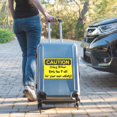 Sticker CAUTION fou conducteur (Valise Insitu)