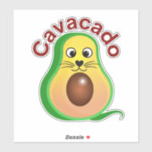 Sticker Cavacado... Découvrez les nombreuses humeurs du ch (Feuille)