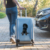 Sticker Cavalier King Charles Spaniel Chien Chien Chien Ch (Valise Insitu)