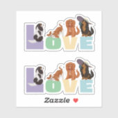 Sticker Cavalier Roi Charles Espagnols Aimer (Feuille)