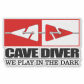 Sticker Cave Diver (LM) (Devant)