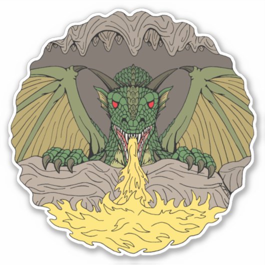Sticker Cavern Dragon 2016 (Devant)