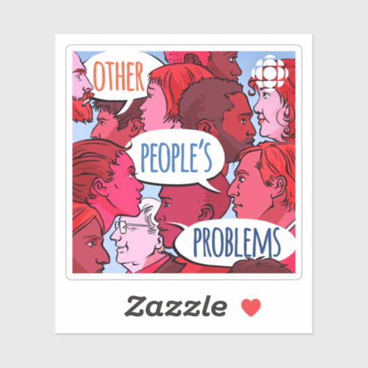 Sticker CBC Autres problèmes des gens (Feuille)