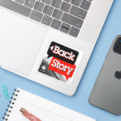 Sticker CBC Back Story (Ordinateur portable avec iPhone)