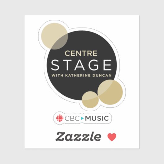 Sticker CBC Center Stage (Feuille)