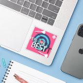 Sticker CBC Personal Best (Ordinateur portable avec iPhone)