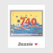 Sticker CBC Radio 740 (Feuille)
