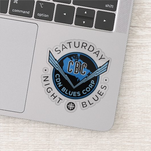 Sticker CBC Saturday Night Blues (Détail)