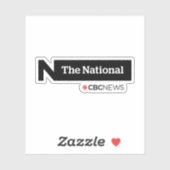 Sticker CBC The National (Feuille)