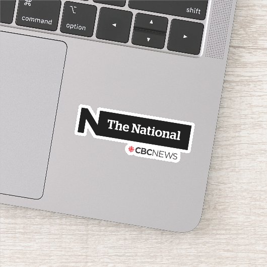 Sticker CBC The National (Détail)