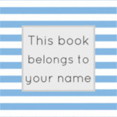 Sticker Ce livre appartient à (Recto)