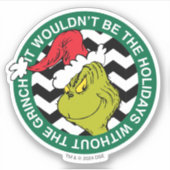 Sticker Ce ne serait pas les vacances sans Grinch (Devant)