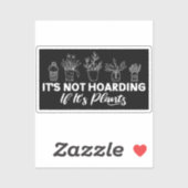 Sticker Ce n'est pas l'hébergement si c'est le jardinage a (Feuille)